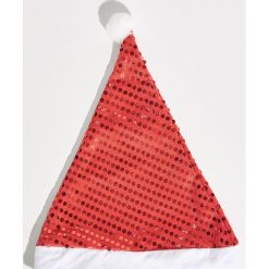 Czapka Mikołaja - Czerwony. Czerwone czapki i kapelusze damskie Sinsay. Za 7.99 zł.