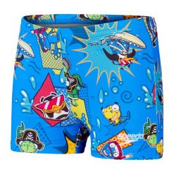 Spodenki kąpielówki dla dzieci Speedo Lts Alv. Czerwone kąpielówki dla chłopców Speedo, bez wzorów, z materiału. Za 132.00 zł.
