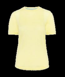 Koszulka damska Kari Traa Embla. Żółte t-shirty damskie Kari Traa, m, bez wzorów, z lyocellu, bez kołnierzyka. Za 362.35 zł.