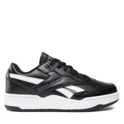 Sneakersy Reebok. Czarne półbuty dziewczęce Reebok, bez wzorów, bez zapięcia. Za 209.99 zł.