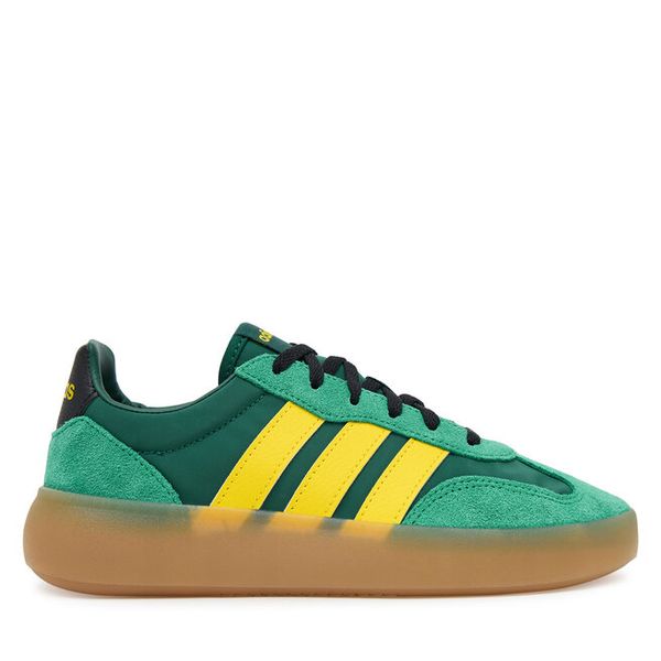 Sneakersy adidas. Zielone trampki i tenisówki chłopięce Adidas, bez wzorów, bez zapięcia. Za 191.99 zł.