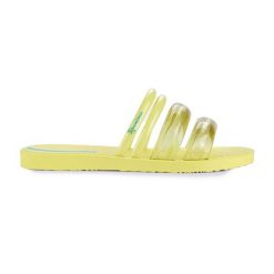 Klapki damskie Ipanema Puffer Slide. Żółte klapki damskie Ipanema, bez wzorów, bez obcasa. Za 89.00 zł.