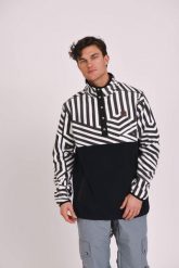 Bluza polarowa Fall Line w kolorze czarnym. Czarne bluzy męskie OOSC, na zimę, uniwersalny, bez wzorów, z materiału, bez kaptura. Za 367.99 zł.