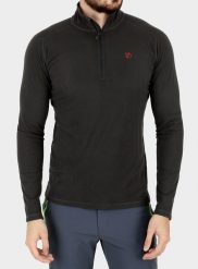 Bluza turystyczna męska Fjallraven Pine Half Zip. Szare bluzy męskie Fjällräven, l, bez wzorów, z materiału, bez kaptura. Za 354.19 zł.