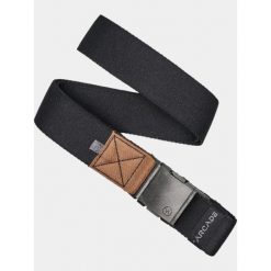 Pasek męski Arcade Belts Ridge. Czarne paski damskie ARCADE, bez wzorów, z tkaniny. Za 139.00 zł.