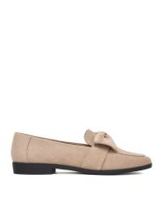 JENNY Loafersy CEO-R25SS05875 Beżowy. Brązowe mokasyny damskie Jenny, z materiału. Za 129.99 zł.