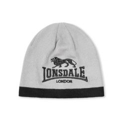 Czapka Lonsdale Levedale. Czarne czapki i kapelusze damskie Lonsdale, na zimę, bez wzorów, sportowe. Za 122.00 zł.