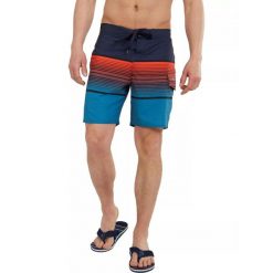 Krótkie spodenki plażowe męskie Fundango Salimu. Brązowe kąpielówki męskie Fundango, m, bez wzorów. Za 299.90 zł.