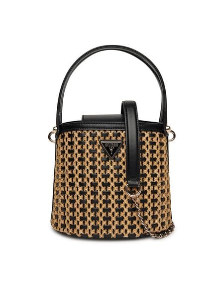 Guess Torebka HWWG96 47030 Beżowy. Brązowe torebki do ręki damskie Guess, z aplikacjami, ze skóry, bez dodatków. Za 439.99 zł.