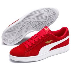Puma Buty Męskie Smash v2 High Risk Red White P 42,5. Buty sportowe męskie marki Puma. Za 255.00 zł.