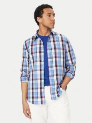 Tommy Jeans Koszula DM0DM22791 Niebieski Regular Fit. Niebieskie koszule męskie Tommy Jeans, m, bez wzorów, z bawełny, bez kołnierzyka, bez ramiączek. Za 349.99 zł.