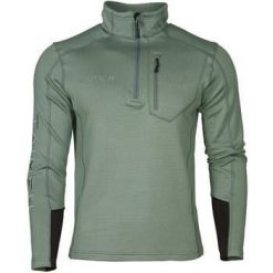 Bluza Taimen Uilgan Grid - Szarozielona. Szare bluzy sportowe męskie TAIMEN, bez wzorów, bez kaptura. Za 299.00 zł.
