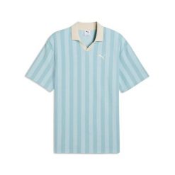 Polo Puma Class. Niebieskie koszulki polo męskie Puma, m, bez wzorów, bez kołnierzyka, bez ramiączek. Za 224.50 zł.