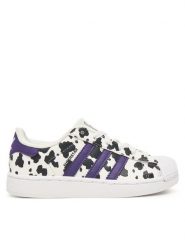 Adidas Sneakersy Superstar II LA3726 Biały. Białe buty sportowe dziewczęce Adidas, bez wzorów, ze skóry, bez zapięcia. Za 299.99 zł.