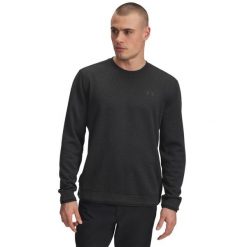 Polarowy sweter Under Armour. Czarne buty sportowe męskie Under Armour, z polaru, bez zapięcia, na golfa. Za 330.50 zł.