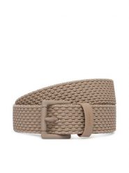 HUGO Pasek Męski Gebbol 50558780 Brązowy. Brązowe paski damskie Hugo, bez wzorów, z materiału. Za 339.99 zł.