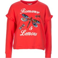 Bluza w kolorze czerwonym. Czerwone bluzy damskie Tom Tailor, xs, bez wzorów, z bawełny, bez kaptura. W wyprzedaży za 78.95 zł.