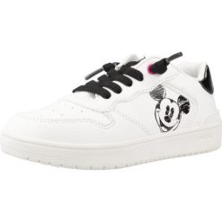 Buty GEOX J WASHIBA GIRL Biały. Białe obuwie sportowe damskie Geox, bez wzorów, z materiału, na fitness i siłownię. Za 203.99 zł.
