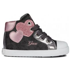 Geox Dziewczęce Buty Za Kostkę Kilwi, 24, Ciemnoszare. Szare botki dziewczęce Geox, z gumy. Za 239.00 zł.