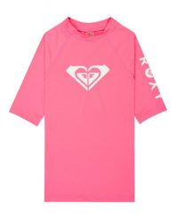 Koszulka rash vest z krótkim rękawem dla Dziewczynki WHOLE HEARTED. Czerwone t-shirty i topy dla dziewczynek Roxy, bez wzorów, z elastanu, bez ramiączek. Za 119.99 zł.