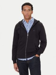 Tommy Hilfiger Bluza Essential MW0MW37239 Czarny Regular Fit. Czarne bluzy męskie Tommy Hilfiger, l, bez wzorów, z bawełny, bez kaptura. Za 469.99 zł.