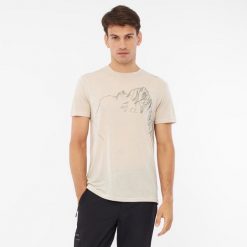 T-shirt męski VIKING Morain. Białe t-shirty męskie Viking, l, bez wzorów, bez kołnierzyka. Za 149.90 zł.