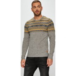 Blend - Sweter. Szare swetry przez głowę męskie Blend, z dzianiny, z okrągłym kołnierzem. W wyprzedaży za 149.90 zł.