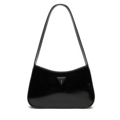 Torebka Guess. Czarne torebki do ręki damskie Guess, z aplikacjami, klasyczne, bez dodatków. Za 329.99 zł.