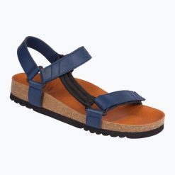 Sandały Scholl Heaven Ad Med. Niebieskie obuwie sportowe damskie Scholl, bez wzorów, trekkingowe. Za 269.99 zł.