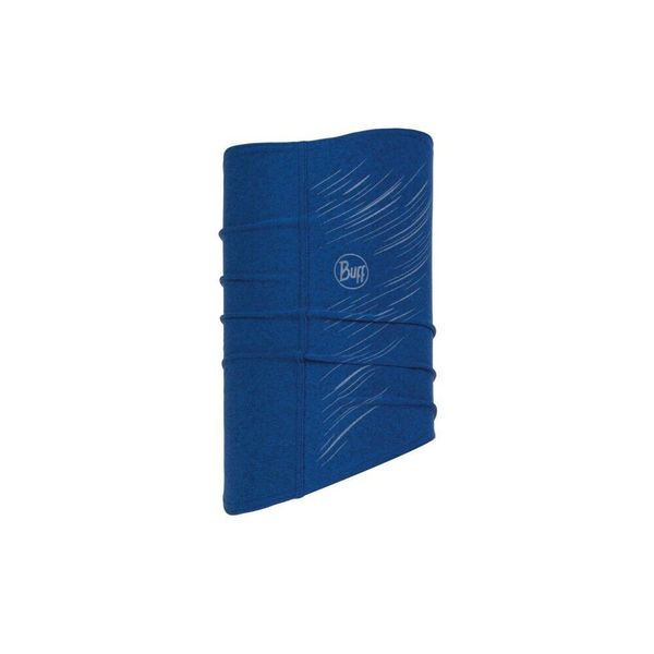Komin na szyję - Bandana BUFF Tech Fleece Neckwarmer. Niebieskie szaliki męskie Buff, bez wzorów, z elastanu. Za 84.90 zł.