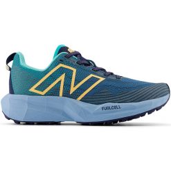 Buty damskie New Balance FuelCell Venym WTVNYMP1 – niebieskie. Niebieskie obuwie sportowe damskie New Balance, bez wzorów, z materiału, do biegania. Za 299.99 zł.