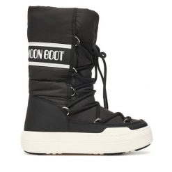 Śniegowce Moon Boot. Czarne śniegowce dziewczęce Moon Boot, bez zapięcia. Za 719.99 zł.