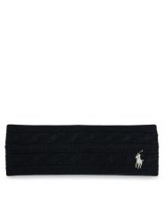 Polo Ralph Lauren Opaska 455962259001 Czarny. Czarne czapki i kapelusze damskie Polo Ralph Lauren, bez wzorów, z materiału. Za 269.99 zł.
