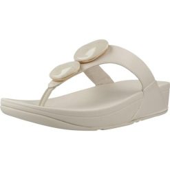 Sandały FITFLOP LULU MARBLED STONE Beżowy. Brązowe sandały damskie FIT FLOP, bez wzorów, z materiału, bez obcasa, bez zapięcia. Za 555.00 zł.