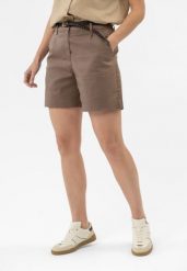 P-GREEGA. Brązowe szorty damskie Volcano, na lato, m, bez wzorów, z bawełny, eleganckie. Za 149.99 zł.