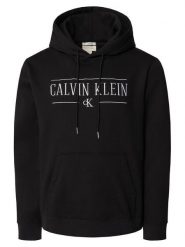 Calvin Klein Jeans Bluza LV04RH238G Czarny Regular Fit. Czarne bluzy męskie Calvin Klein Jeans, m, bez wzorów, z bawełny, bez kaptura. Za 369.99 zł.