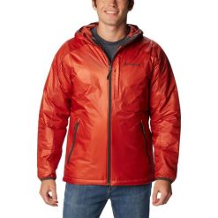 Kurtka Street męska Columbia Arch Rock Double Wall Elite z kapturem. Czerwone kurtki sportowe męskie Columbia, m, bez wzorów, trekkingowe. W wyprzedaży za 1,036.00 zł.