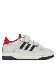 Adidas Sneakersy Rapid Court JS0636 Szary. Szare buty sportowe dziewczęce Adidas, bez wzorów, ze skóry, bez zapięcia. Za 109.99 zł.