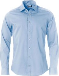 Clique Clark koszula z długim rękawem 100% bawełna light blue. Niebieskie koszule męskie CLIQUE, m, bez wzorów, z bawełny, bez kołnierzyka, bez ramiączek. Za 212.53 zł.