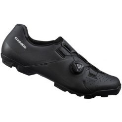 Buty rowerowe MTB - SH-XC300, czarne. Czarne buty sportowe męskie Shimano, bez zapięcia, rowerowe. Za 511.00 zł.
