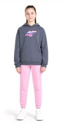 4f Bluza sportowa z kapturem bawełniana 4FJWSS26TSWSF2270-22S. Bluzy damskie 4f, s, bez wzorów, z bawełny, z kapturem. Za 69.90 zł.