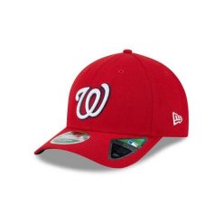 Czapka baseballowa 9forty MLB Washington Nationals PLYR REP MC OTC. Czerwone czapki i kapelusze męskie New Era, bez wzorów. Za 193.50 zł.