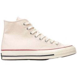 Buty Converse Chuck 70 Vintage Canvas High Beżowy. Białe trampki i tenisówki damskie Converse, bez wzorów, z tkaniny, eleganckie, bez zapięcia. Za 401.85 zł.