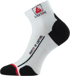 Skarpety trekkingowe Lasting TCU 009 Coolmax. Białe skarpety damskie LASTING, bez wzorów, z dzianiny. Za 55.00 zł.