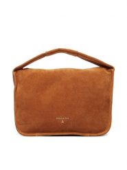 Patrizia Pepe Torebka 8B0314/L152-brB878 Brązowy. Brązowe torebki do ręki damskie Patrizia Pepe, bez wzorów, ze skóry, bez dodatków. Za 1,179.00 zł.