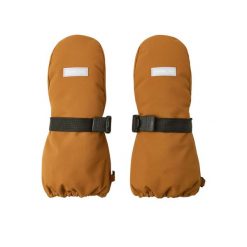 Rękawice zimowe dziecięce Reima Ote z membraną. Brązowe rękawiczki dziecięce Reima, bez wzorów. Za 144.99 zł.