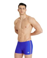 Szorty Kąpielowe Arena Icons Swim Short Solid. Niebieskie krótkie spodenki sportowe męskie Arena, l, bez wzorów, z materiału, do pływania. Za 159.98 zł.