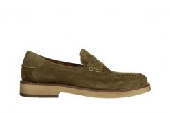 Mokasyny John Doubare V127 02 Y11 Green 104245, Zielony, Skóra naturalna - 41. Zielone mokasyny męskie John Doubare, ze skóry. W wyprzedaży za 359.10 zł.