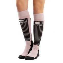 Sporty zimowe Skarpety termiczne unisex SkatePro Merino Skarpety narciarskie. Czerwone skarpety damskie SKATEPRO, bez wzorów. Za 124.99 zł.