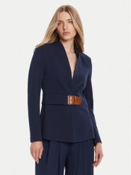 Rinascimento Marynarka CFC0126214003 Granatowy Slim Fit. Niebieskie żakiety damskie Rinascimento, xs, bez wzorów, z syntetyku. Za 539.99 zł.